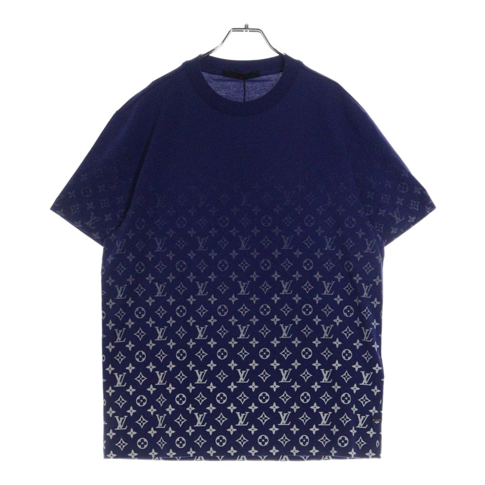 LOUIS VUITTON(ルイヴィトン) 22AW モノグラムグラディエント コットン 半袖Tシャツ RM222 NPG HKY46W ブルー