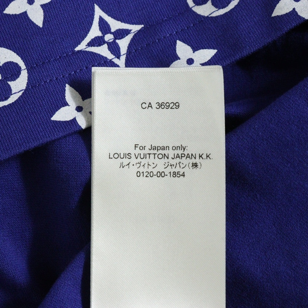 LOUIS VUITTON(ルイヴィトン) 22AW モノグラムグラディエント コットン 半袖Tシャツ RM222 NPG HKY46W ブルー
