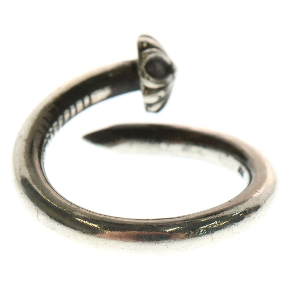 CHROME HEARTS(クロムハーツ) NAIL CRSBALL ネイル クロスボール リング シルバー BCA349