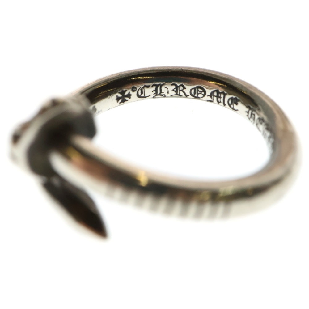 CHROME HEARTS(クロムハーツ) NAIL CRSBALL ネイル クロスボール リング シルバー BCA349