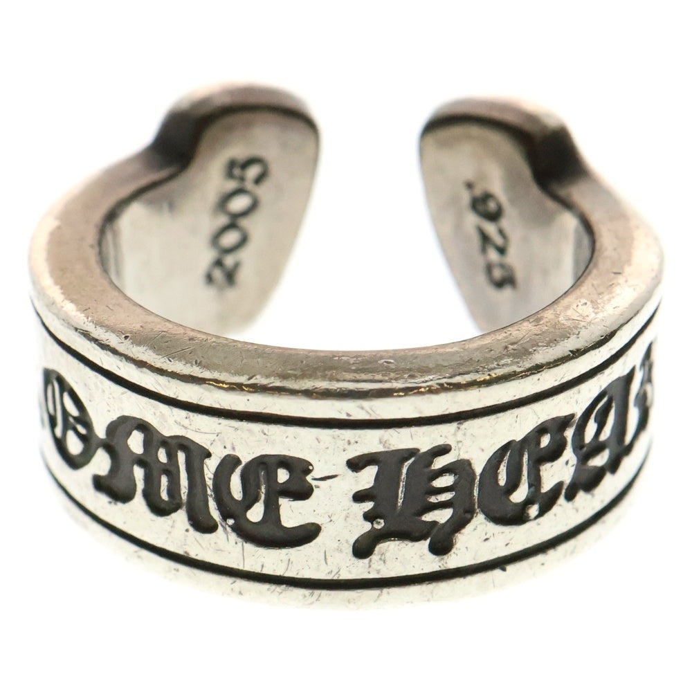 CHROME HEARTS(クロムハーツ) )LG SCROLL LABEL ラージスクロールラベル リング シルバーBCA383