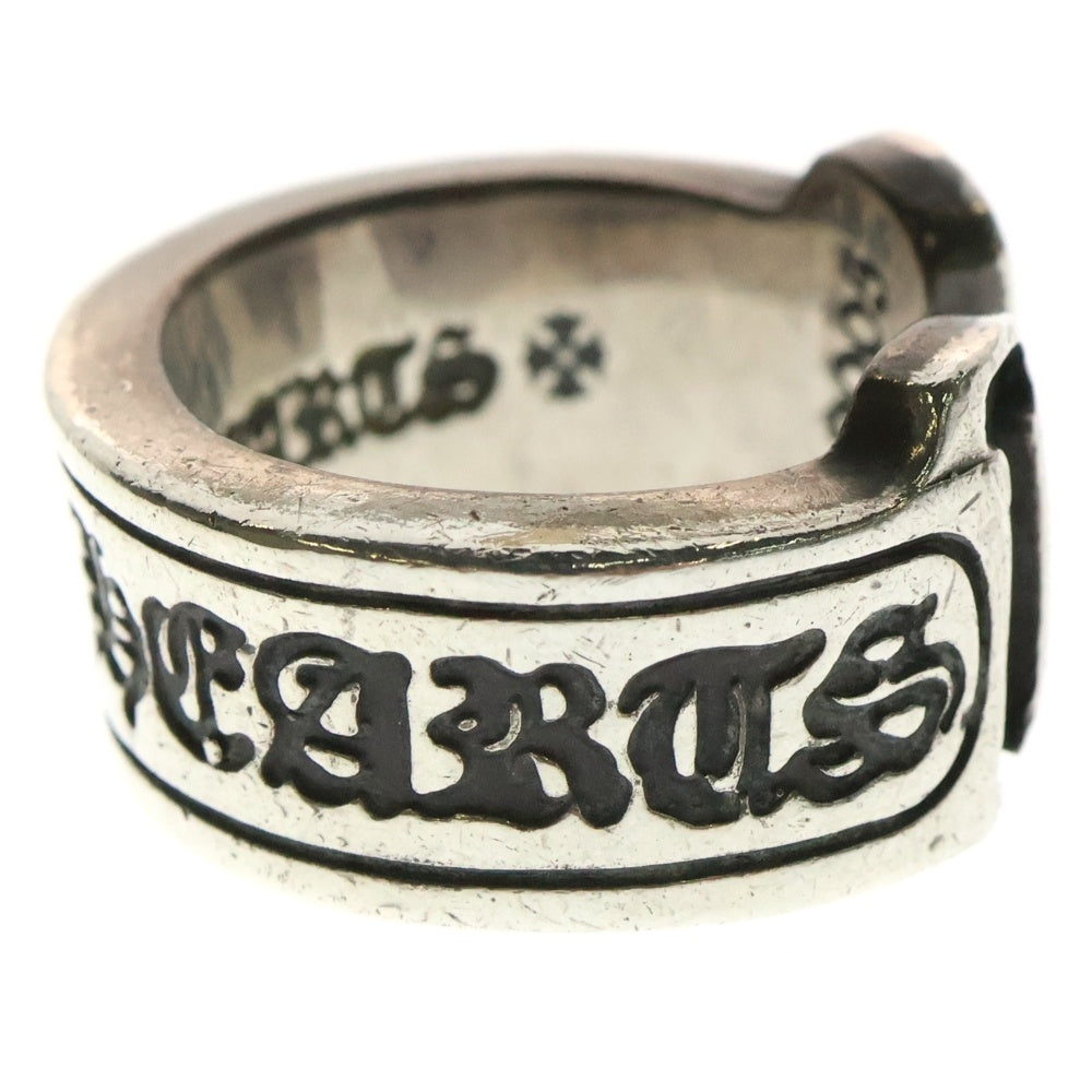 CHROME HEARTS(クロムハーツ) )LG SCROLL LABEL ラージスクロールラベル リング シルバーBCA383