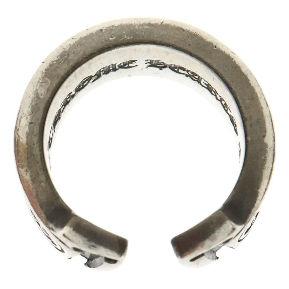 CHROME HEARTS(クロムハーツ) )LG SCROLL LABEL ラージスクロールラベル リング シルバーBCA383