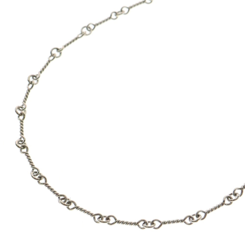 CHROME HEARTS(クロムハーツ) 18KWG NECKCHAIN T16 ツイストチェーンネックレス 16inch ホワイトゴールド BCA001