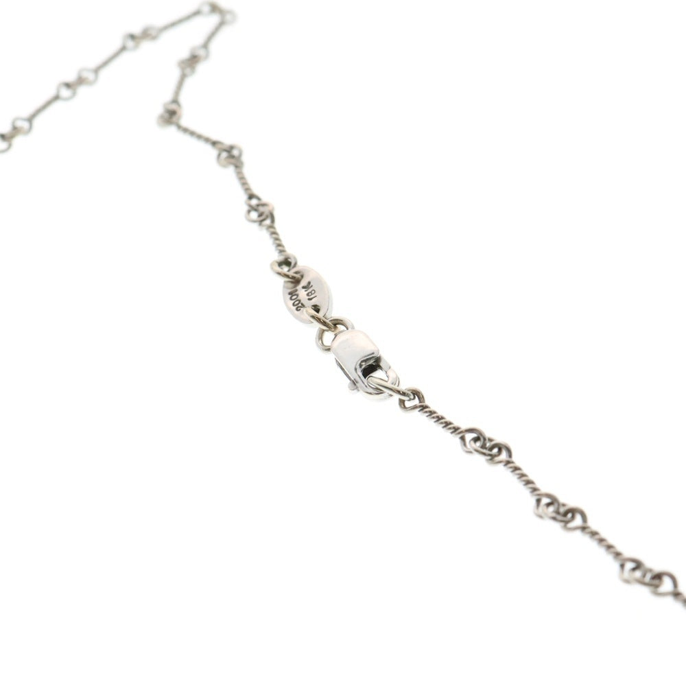 CHROME HEARTS(クロムハーツ) 18KWG NECKCHAIN T16 ツイストチェーンネックレス 16inch ホワイトゴールド BCA001