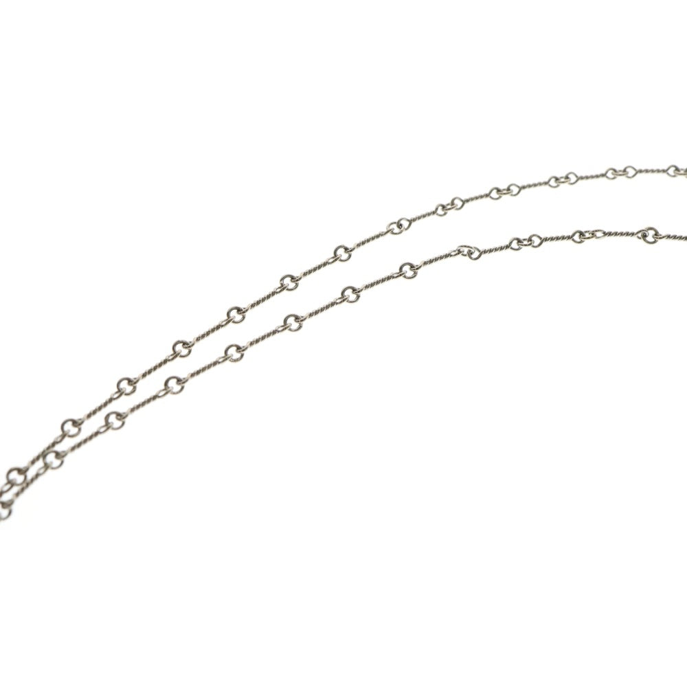 CHROME HEARTS(クロムハーツ) 18KWG NECKCHAIN T16 ツイストチェーンネックレス 16inch ホワイトゴールド BCA001