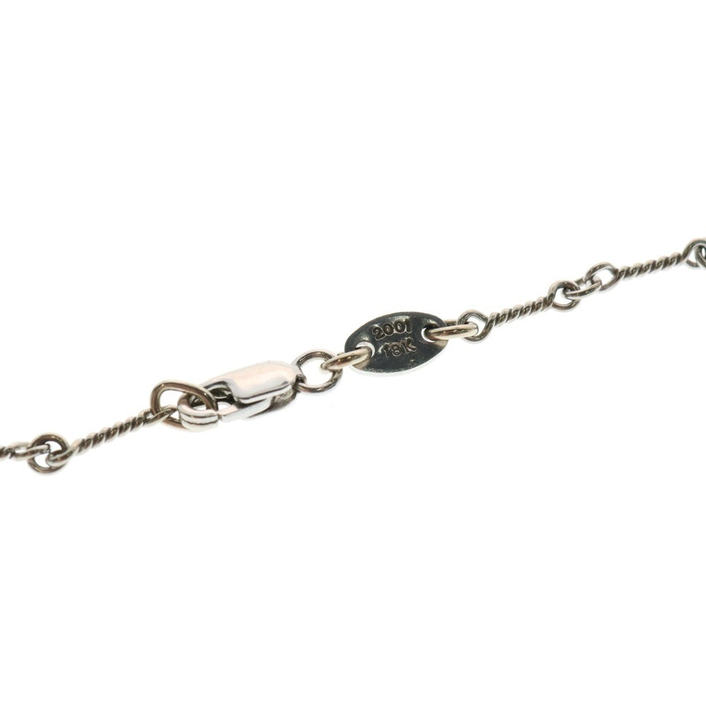 CHROME HEARTS(クロムハーツ) 18KWG NECKCHAIN T16 ツイストチェーンネックレス 16inch ホワイトゴールド BCA001