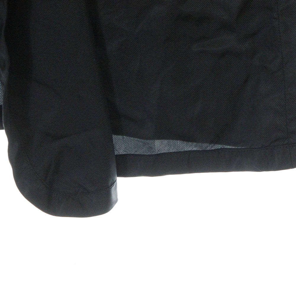 CDG(シーディージー) 21AW ロゴプリント レイン スタッフ ロング コート SZ-C004 ブラック