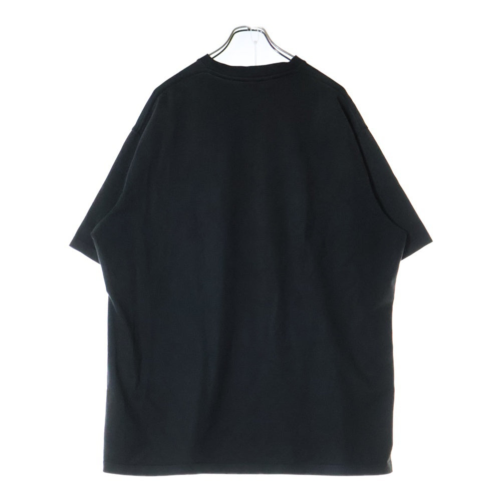 VETEMENTS(ヴェトモン) 17AW OVERSIZED HEAVY METAL PRINT TEE オーバーサイズヘビーメタルスカルプリント半袖Tシャツ ブラック MAH18TR34