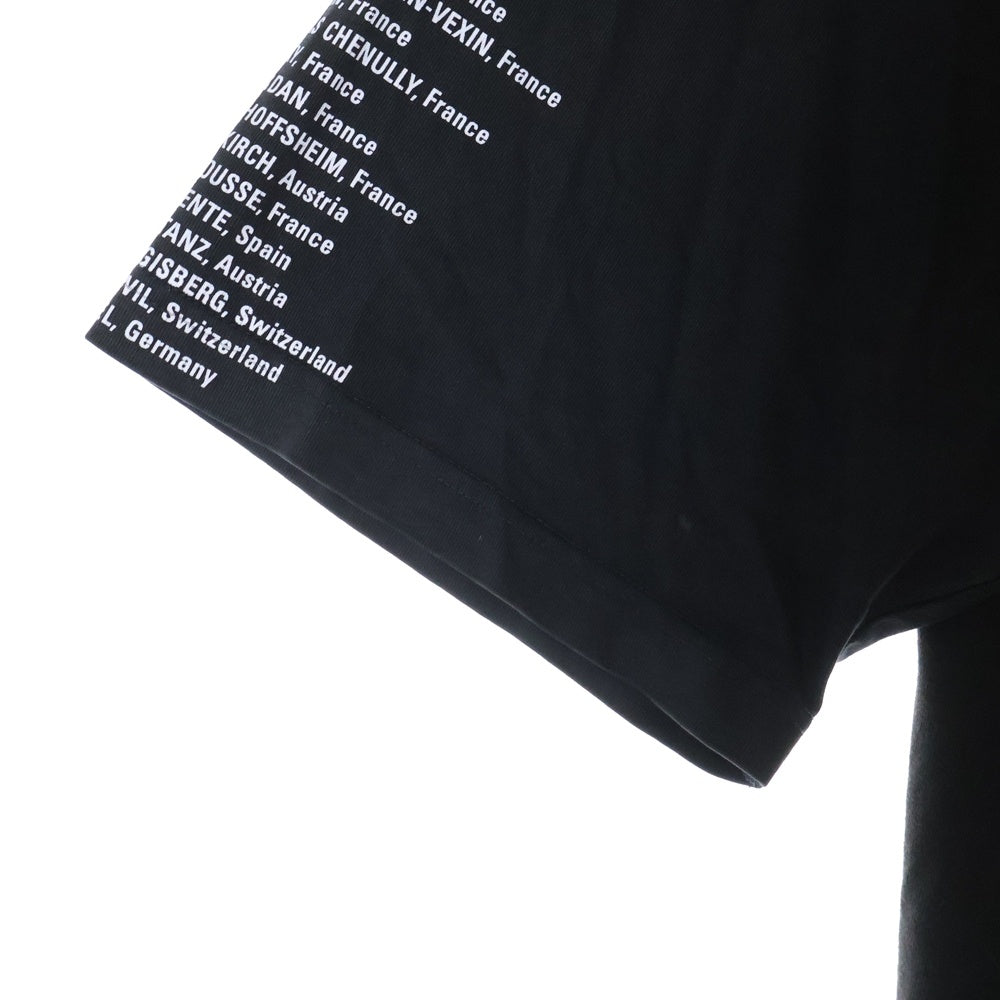 BALENCIAGA(バレンシアガ) 22SS Speed Hunter Upside Down Oversized Tee 698811 TMVC9 スピードハンターアップサイドダウンオーバーサイズ半袖Tシャツ ブラック