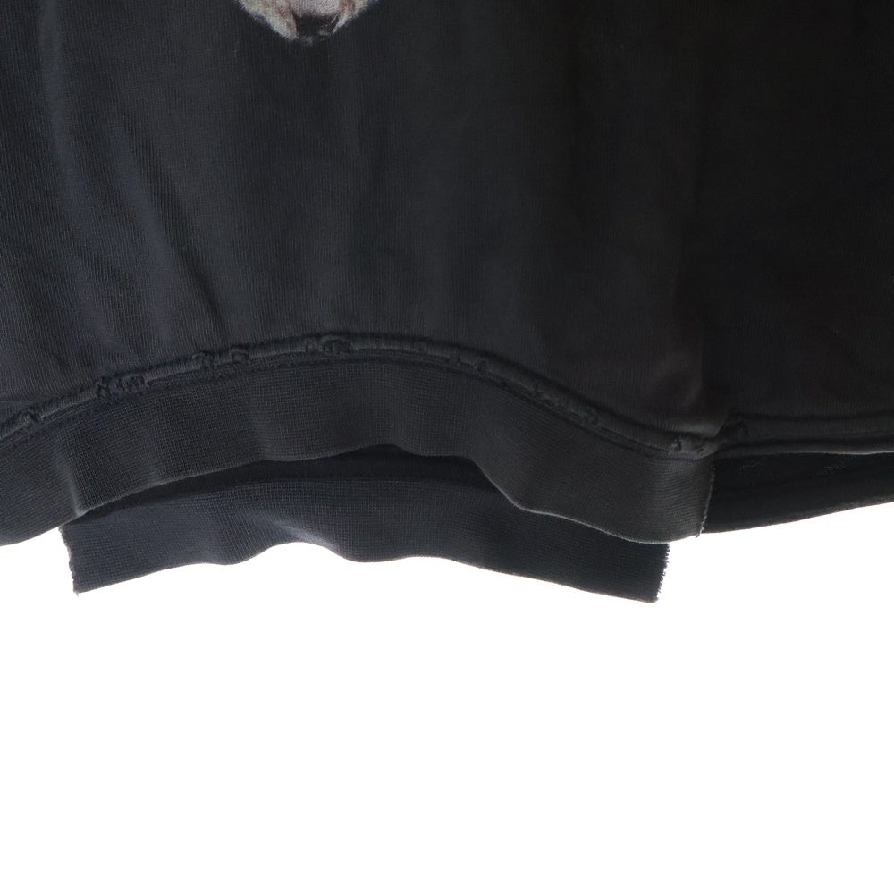 BALENCIAGA(バレンシアガ) 22SS Speed Hunter Upside Down Oversized Tee 698811 TMVC9 スピードハンターアップサイドダウンオーバーサイズ半袖Tシャツ ブラック