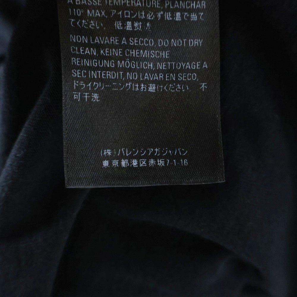 BALENCIAGA(バレンシアガ) 19SS Speed Hunters Tee スピードハンターズプリント オーバーサイズ半袖Tシャツ 556133 TCV38 ブラック