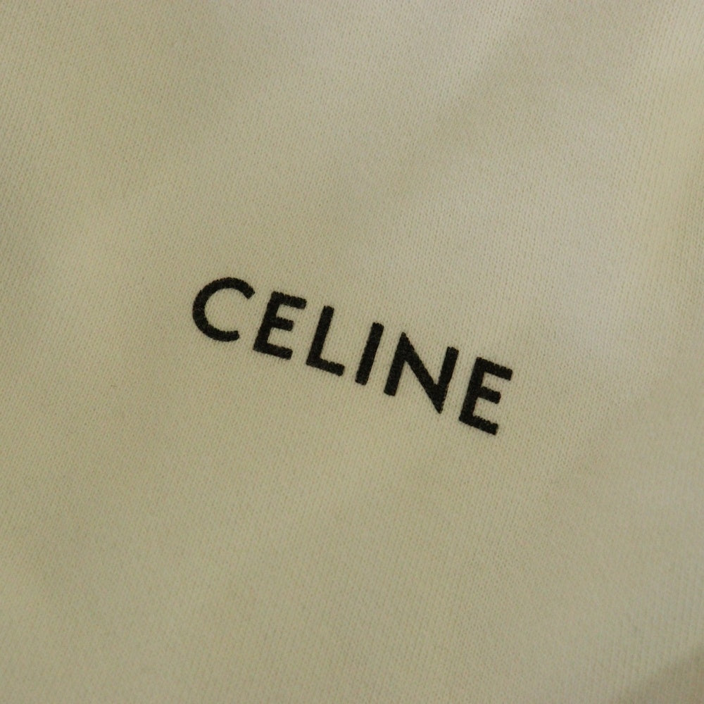 CELINE(セリーヌ) ロゴプリントスウェットトレーナー ホワイト 2Y959670Q