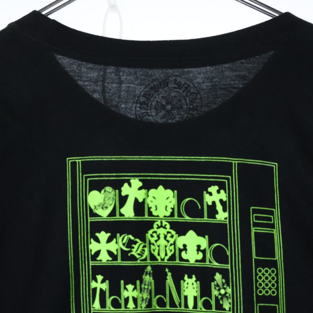 CHROME HEARTS(クロムハーツ) CH L S LTD 青山限定プリント 長袖Tシャツ ロングスリーブカットソー ブラック/グリーン