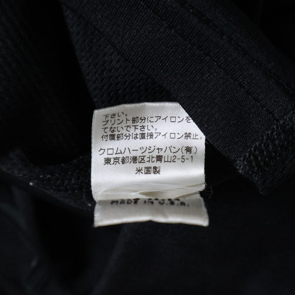 CHROME HEARTS(クロムハーツ) LS Rash Guard 袖CHプラスプリント 長袖ラッシュガード カットソー ブラック
