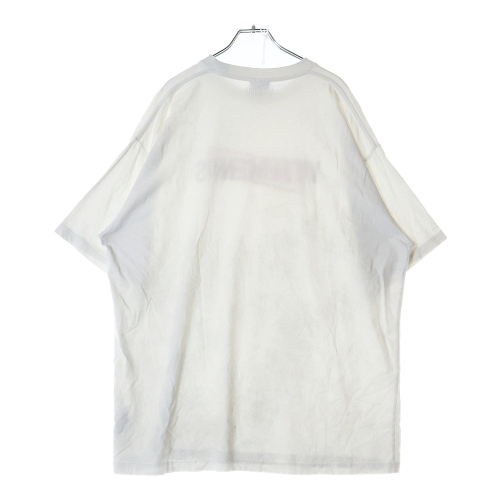 VETEMENTS(ヴェトモン) コンフィデンシャル ロゴ クルーネック 半袖Tシャツ UA53TR460W ホワイト
