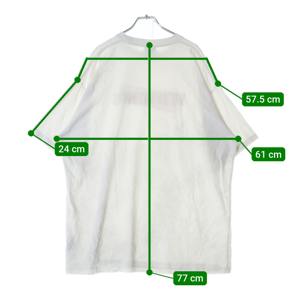 VETEMENTS(ヴェトモン) コンフィデンシャル ロゴ クルーネック 半袖Tシャツ UA53TR460W ホワイト