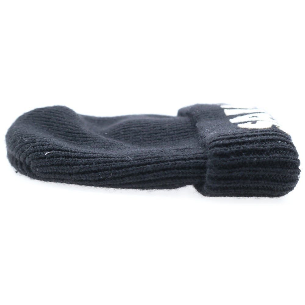 SAINT MICHAEL(セントマイケル) 23AW KNIT CAP SAINT SM-A23-0000-050 ブランドロゴニットキャップ ニット帽 ブラック