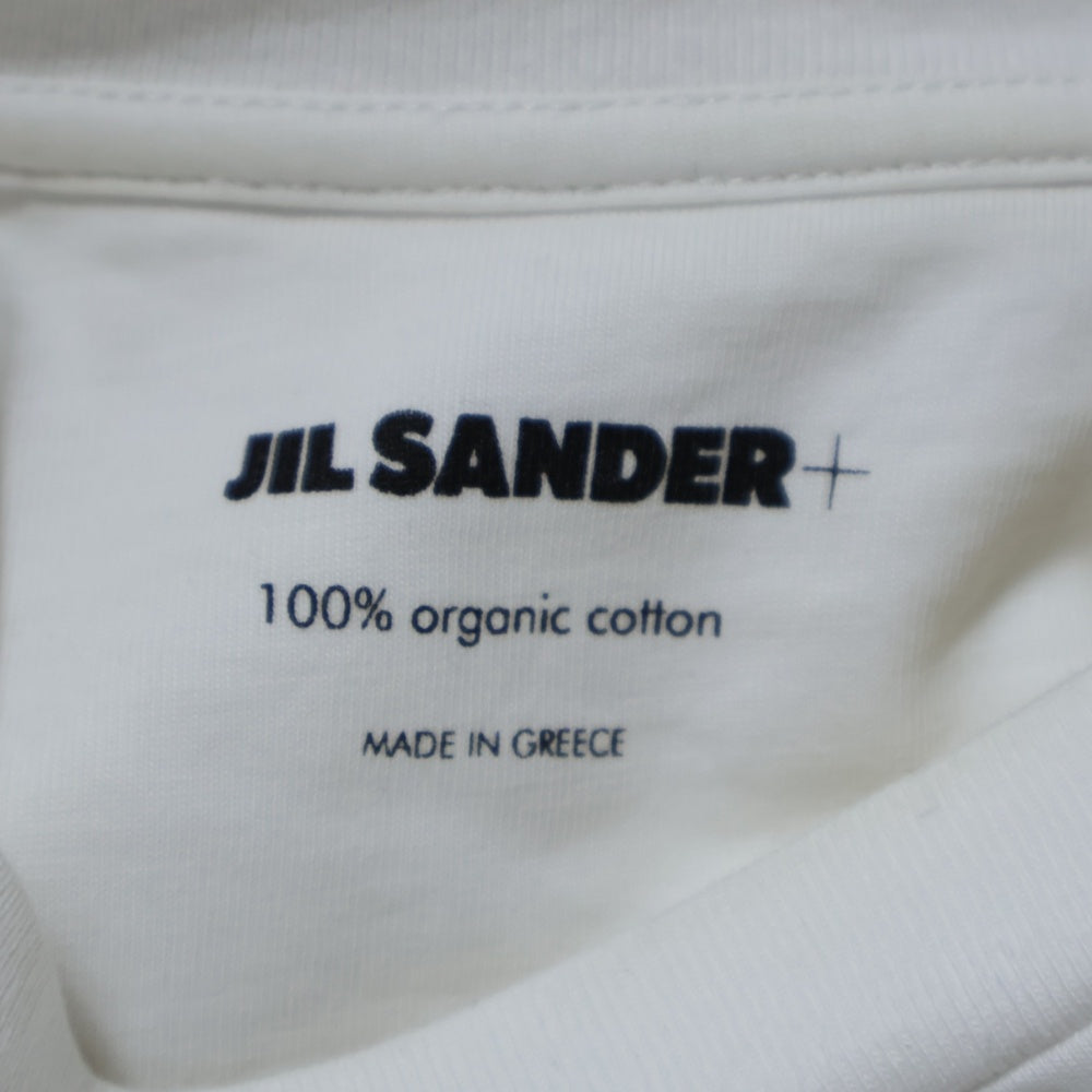 JIL SANDER +(ジルサンダープラス) ロゴパッチ 半袖Tシャツ JPUP706530MP24880892 ホワイト