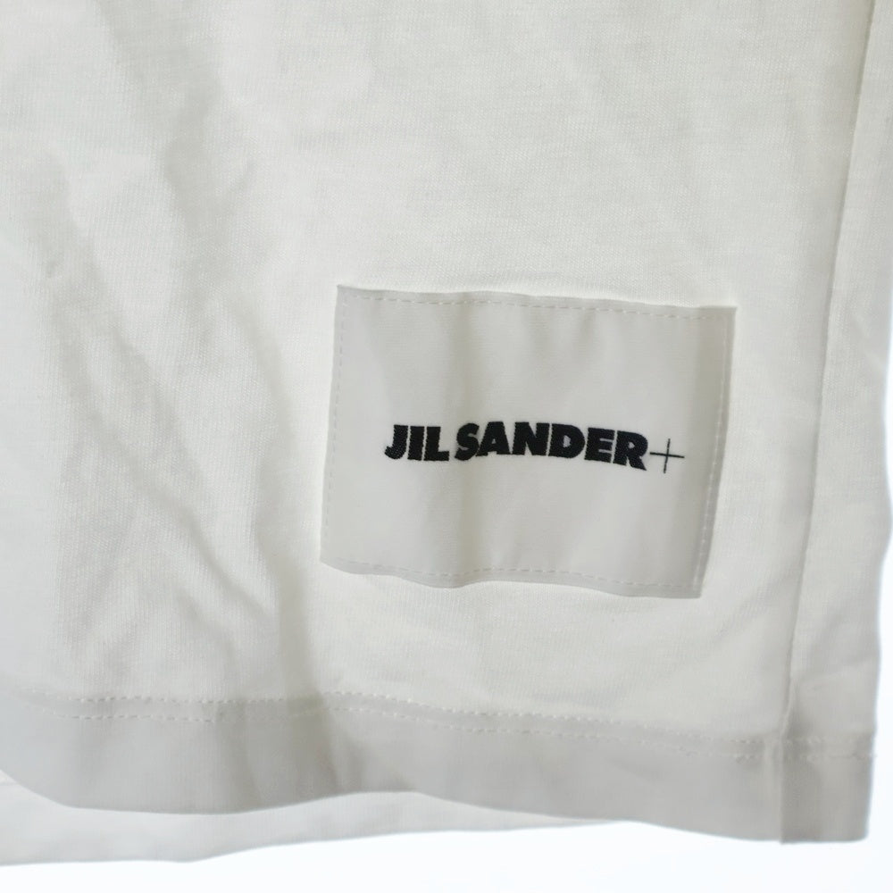 JIL SANDER +(ジルサンダープラス) ロゴパッチ 半袖Tシャツ JPUP706530MP24880892 ホワイト