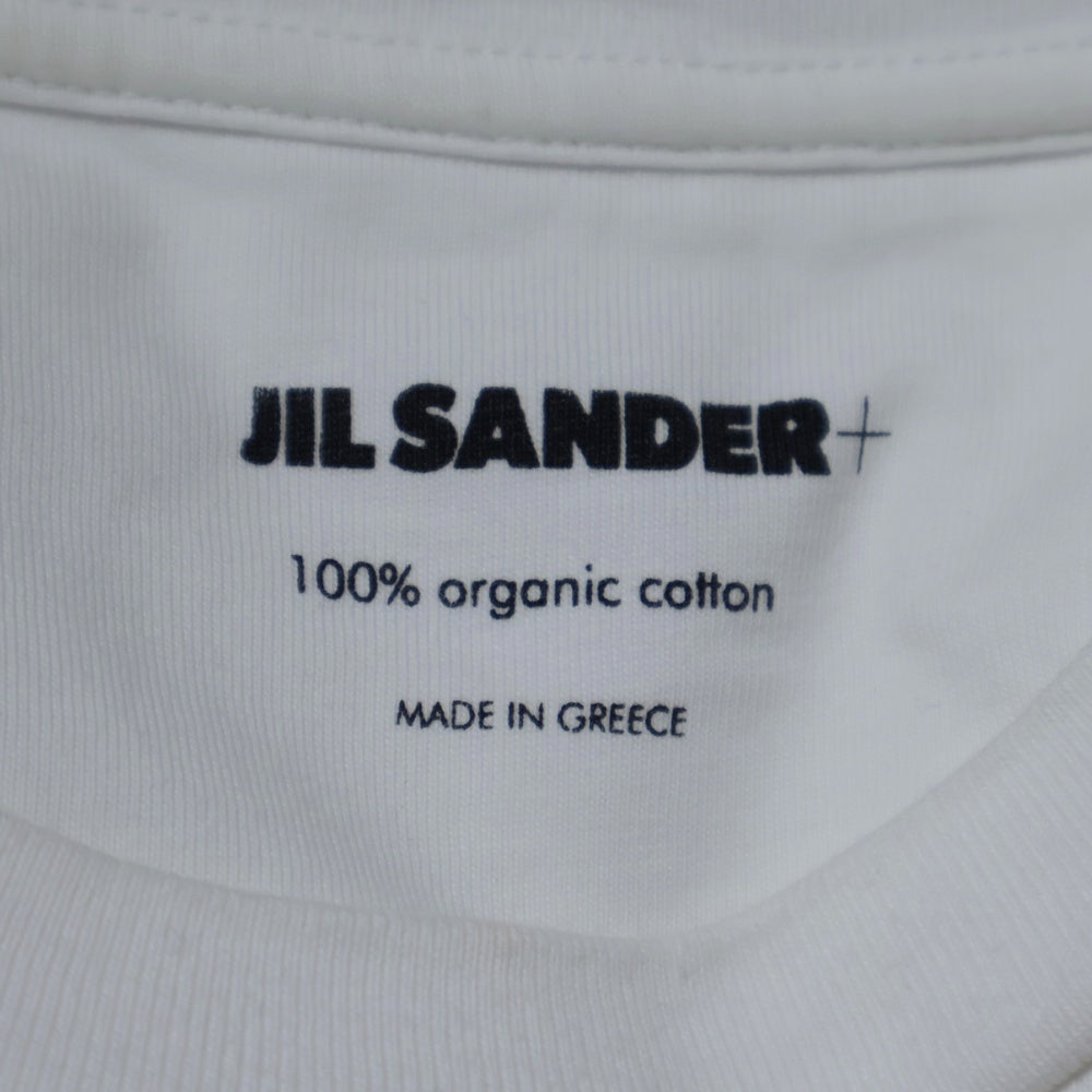 JIL SANDER +(ジルサンダープラス) ロゴパッチ 半袖Tシャツ JPUP706530MP24880892 ホワイト