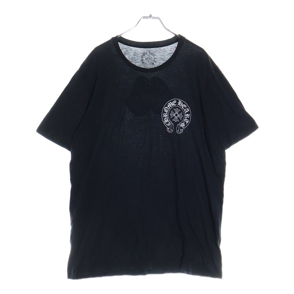 CHROME HEARTS(クロムハーツ) ×MATTY BOY Chomper S/S Tee マッティボーイ チョンパー バックプリント ロングスリーブ 半袖Tシャツ ブラック