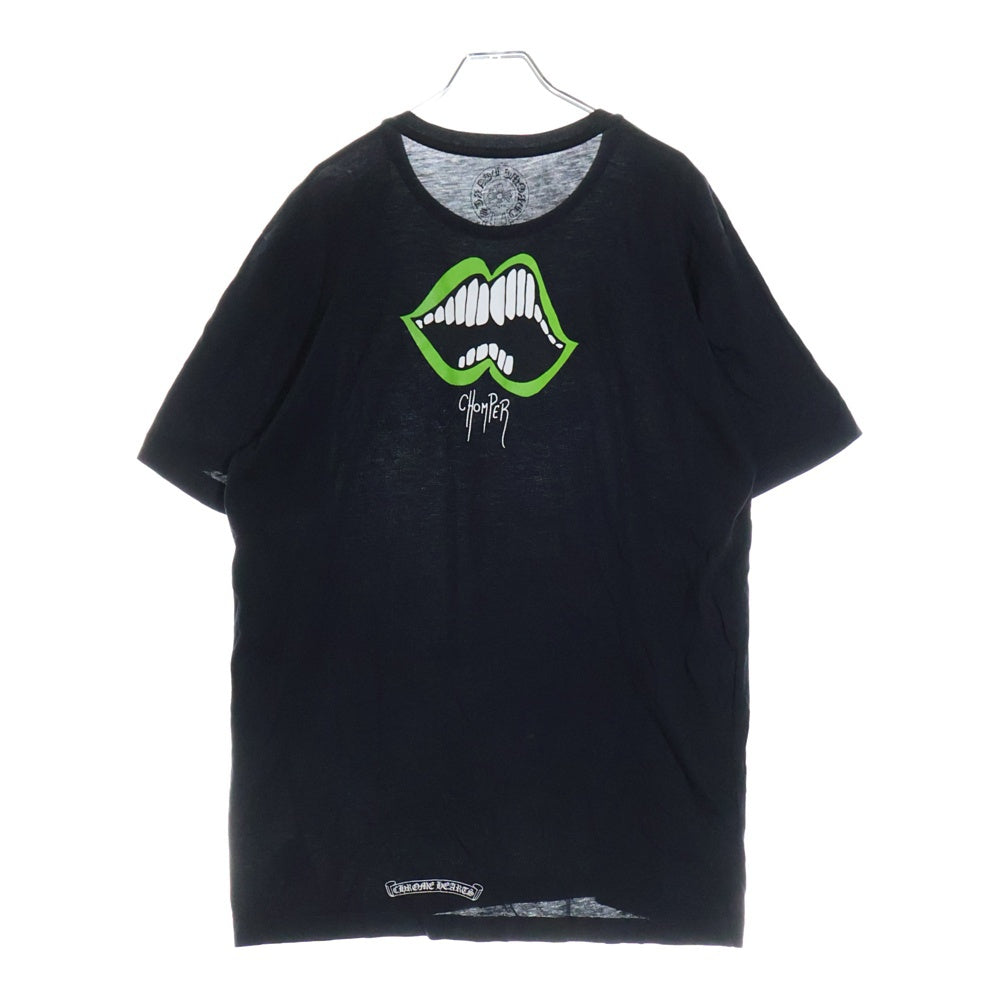 CHROME HEARTS(クロムハーツ) ×MATTY BOY Chomper S/S Tee マッティボーイ チョンパー バックプリント ロングスリーブ 半袖Tシャツ ブラック