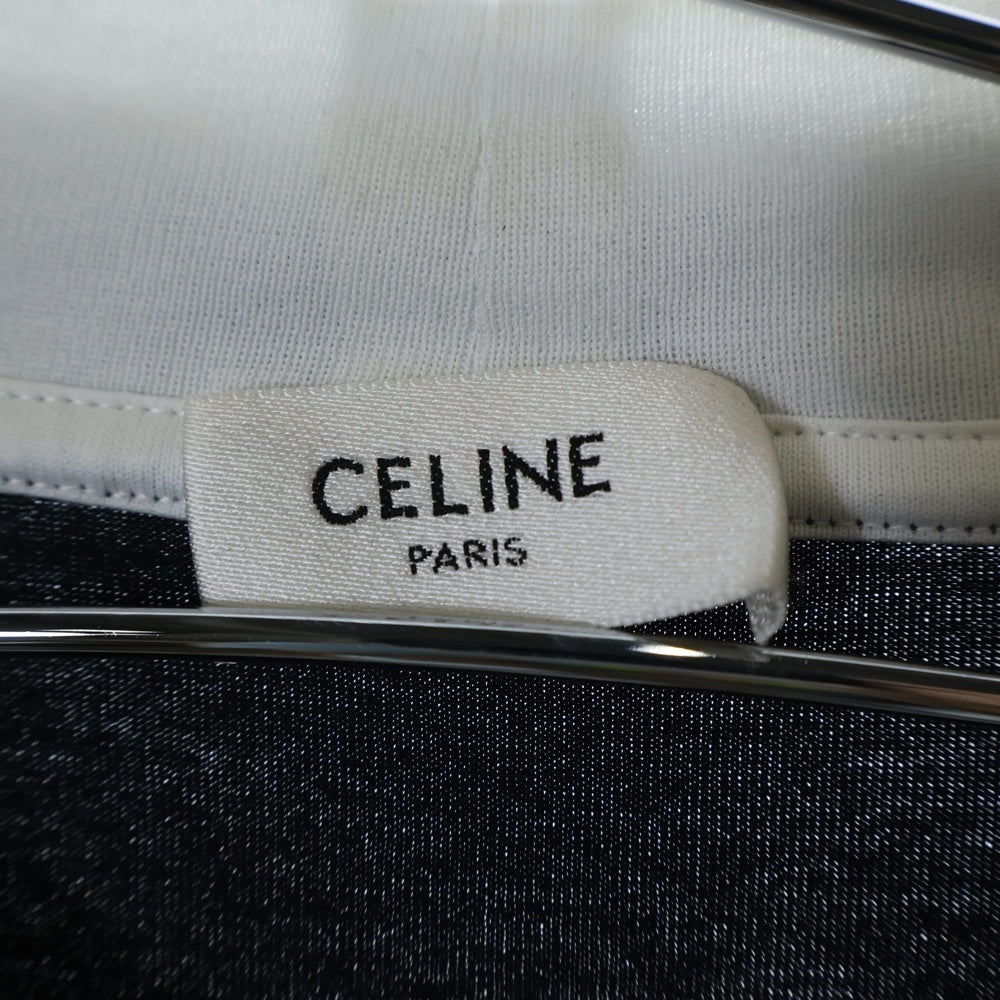 CELINE(セリーヌ) 24AW 16 Loose T-shirt ロングスリーブ 長袖Tシャツ カットソー ブラック 2X85N507Z 38AW