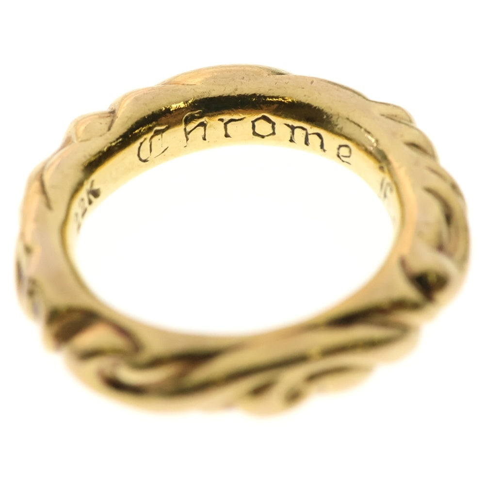 CHROME HEARTS(クロムハーツ) 22K SCRL BAND スクロールバンド リング ゴールド BCA416