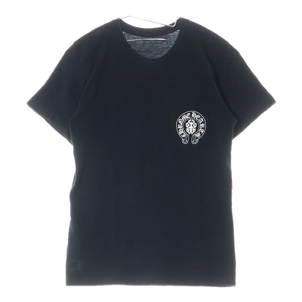 CHROME HEARTS(クロムハーツ) AMERICAN FLAG DAGGR アメリカンフラッグダガー プリント半袖Tシャツ ブラック