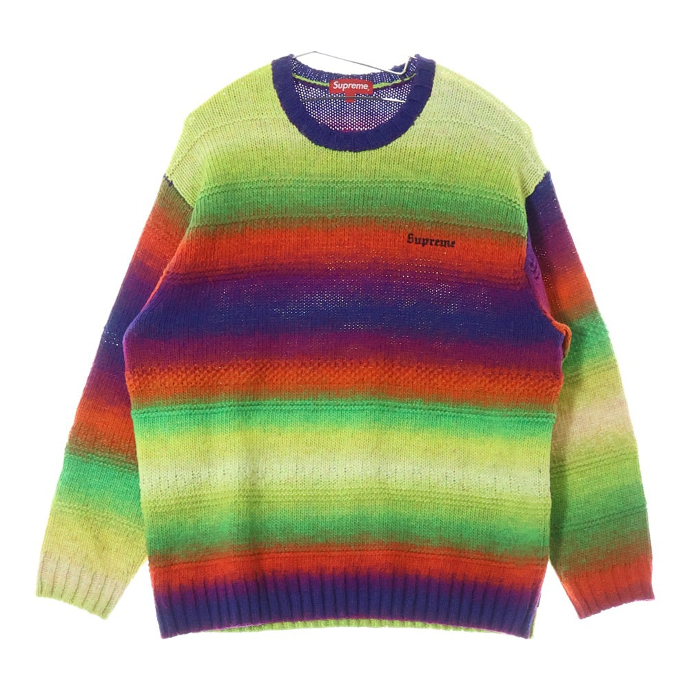SUPREME(シュプリーム) 22AW Gradient Stripe Sweater Multi グラデーションマルチストライプセーター ニット