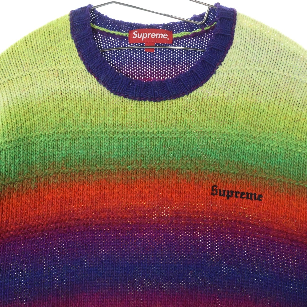 SUPREME(シュプリーム) 22AW Gradient Stripe Sweater Multi グラデーションマルチストライプセーター ニット