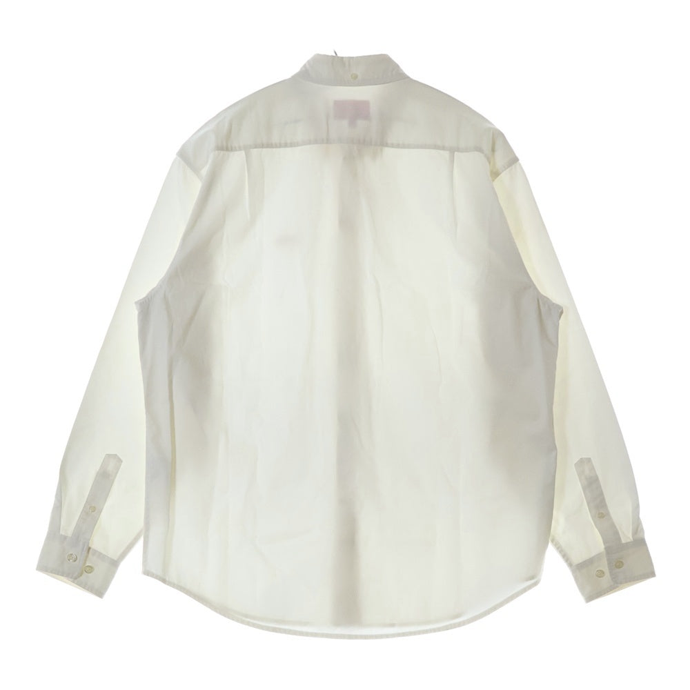 SUPREME(シュプリーム) 24AW Small Box Shirt スモールボックスロゴ 長袖シャツ ホワイト