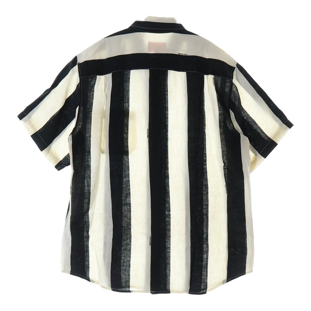 SUPREME(シュプリーム) 18SS Wide Stripe Shirt ワイド ストライプ 半袖 シャツ ホワイト