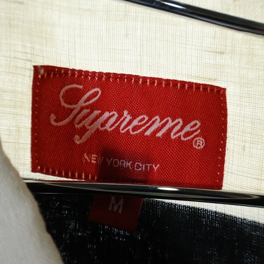 SUPREME(シュプリーム) 18SS Wide Stripe Shirt ワイド ストライプ 半袖 シャツ ホワイト