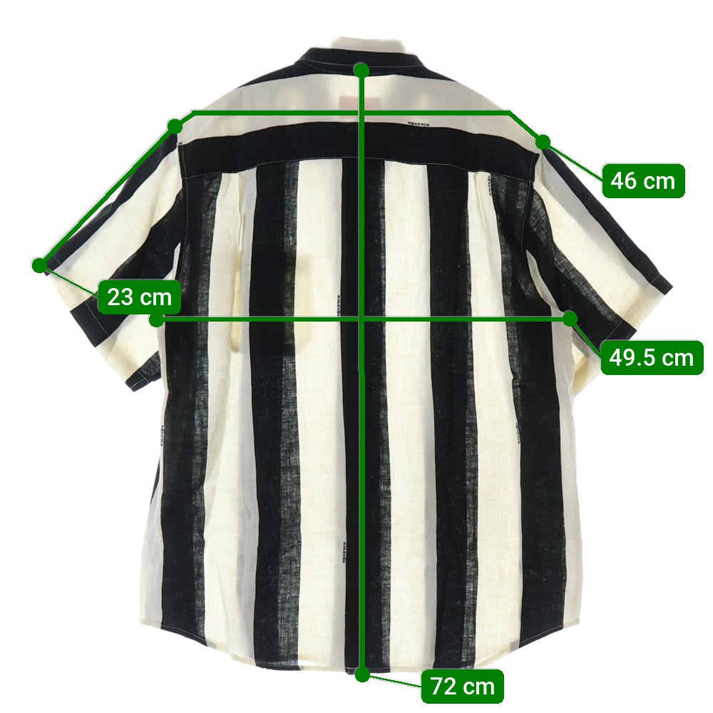 SUPREME(シュプリーム) 18SS Wide Stripe Shirt ワイド ストライプ 半袖 シャツ ホワイト