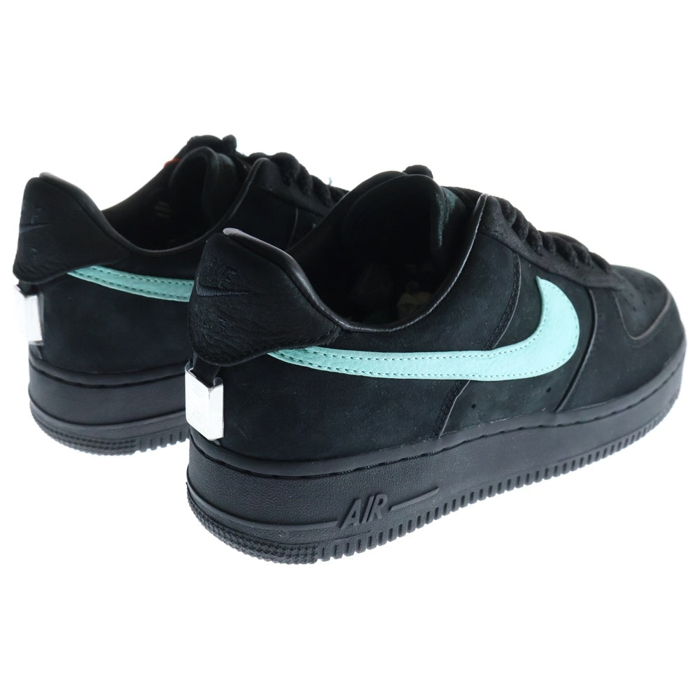NIKE(ナイキ) ×TIFFANY&CO AIR FORCE 1 LOW 1837 BLACK × ティファニー エアフォース1 ローカットスニーカー ブラック/ブルー US6.5/24.5cm DZ1382-001