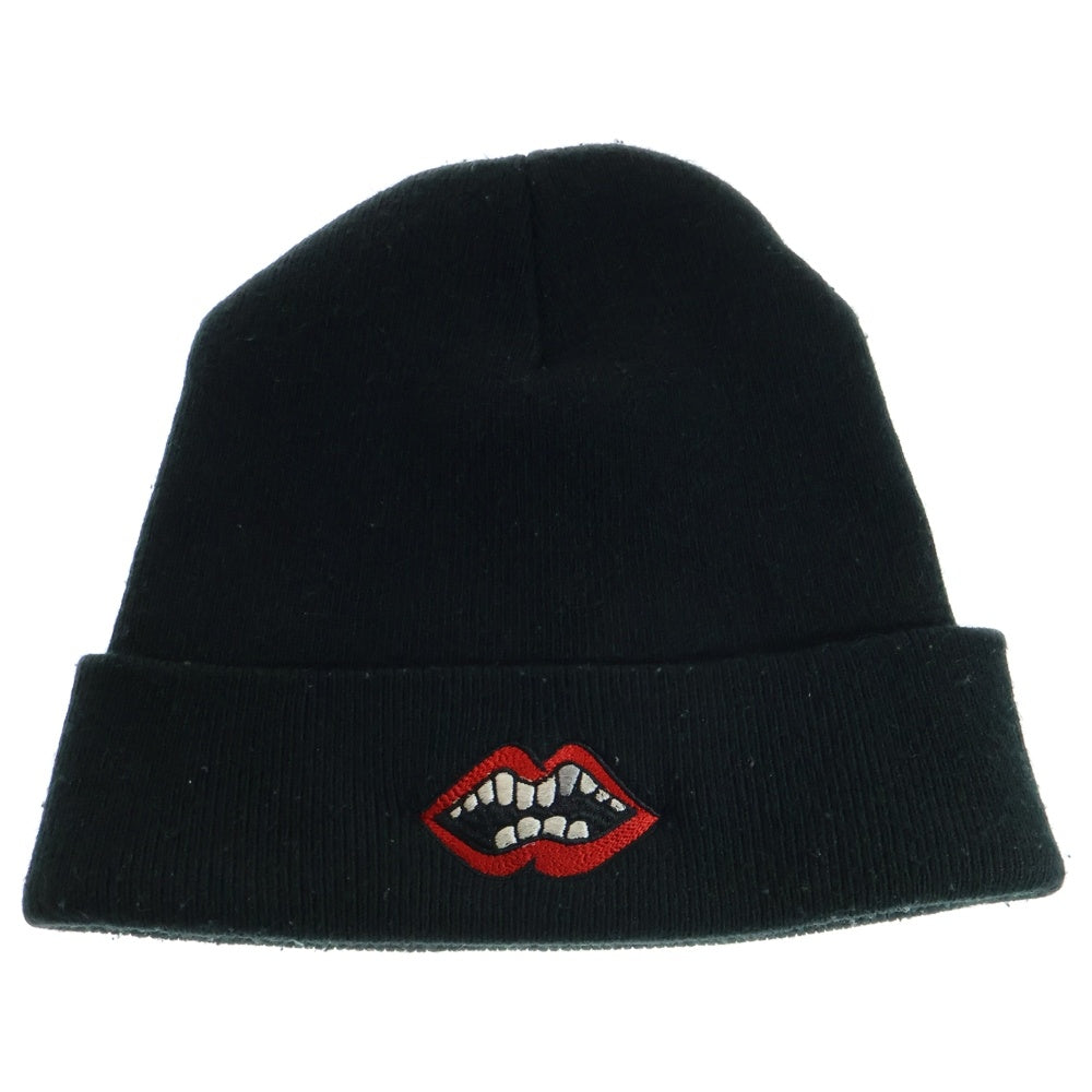 CHROME HEARTS(クロムハーツ) ×MATTY BOY PPO WOOL WATCH CAP マッティボーイ チョンパー刺繍ニットキャップ ビーニー ニット帽 ブラック