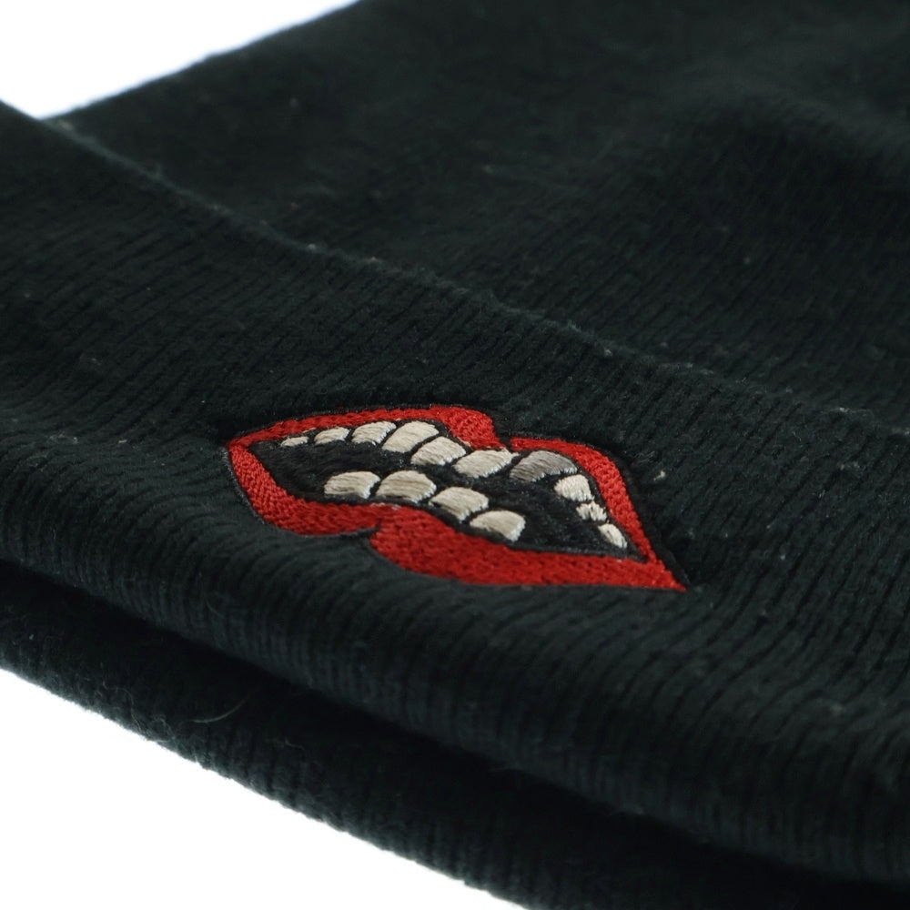 CHROME HEARTS(クロムハーツ) ×MATTY BOY PPO WOOL WATCH CAP マッティボーイ チョンパー刺繍ニットキャップ ビーニー ニット帽 ブラック