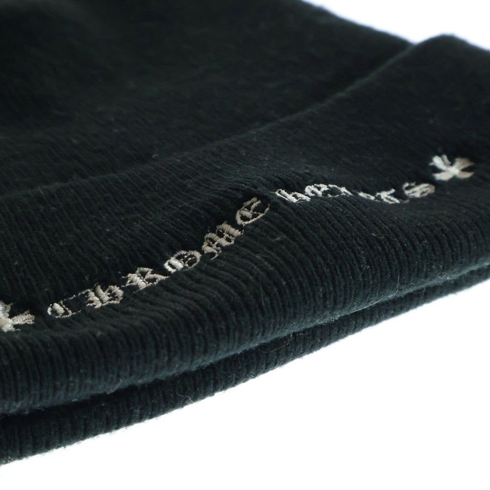CHROME HEARTS(クロムハーツ) ×MATTY BOY PPO WOOL WATCH CAP マッティボーイ チョンパー刺繍ニットキャップ ビーニー ニット帽 ブラック