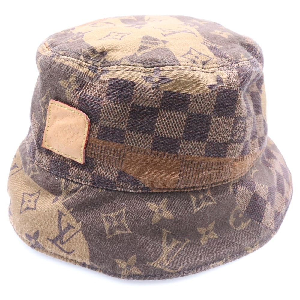 LOUIS VUITTON(ルイヴィトン) モノグラム ランドスケープ リバーシブル バケットハット ブラウン M5261M