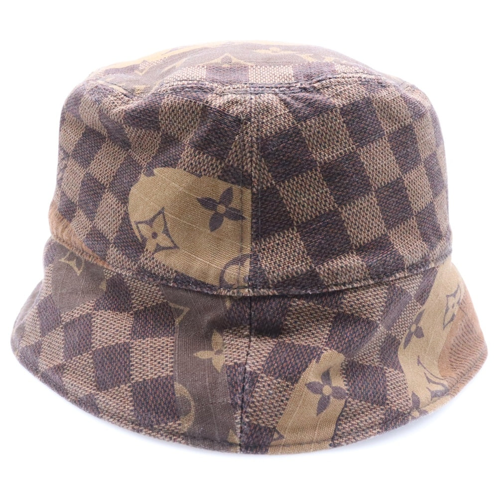 LOUIS VUITTON(ルイヴィトン) モノグラム ランドスケープ リバーシブル バケットハット ブラウン M5261M