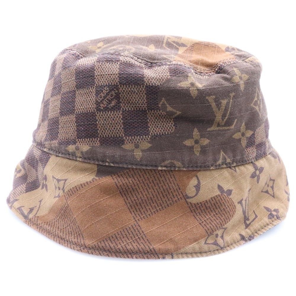 LOUIS VUITTON(ルイヴィトン) モノグラム ランドスケープ リバーシブル バケットハット ブラウン M5261M