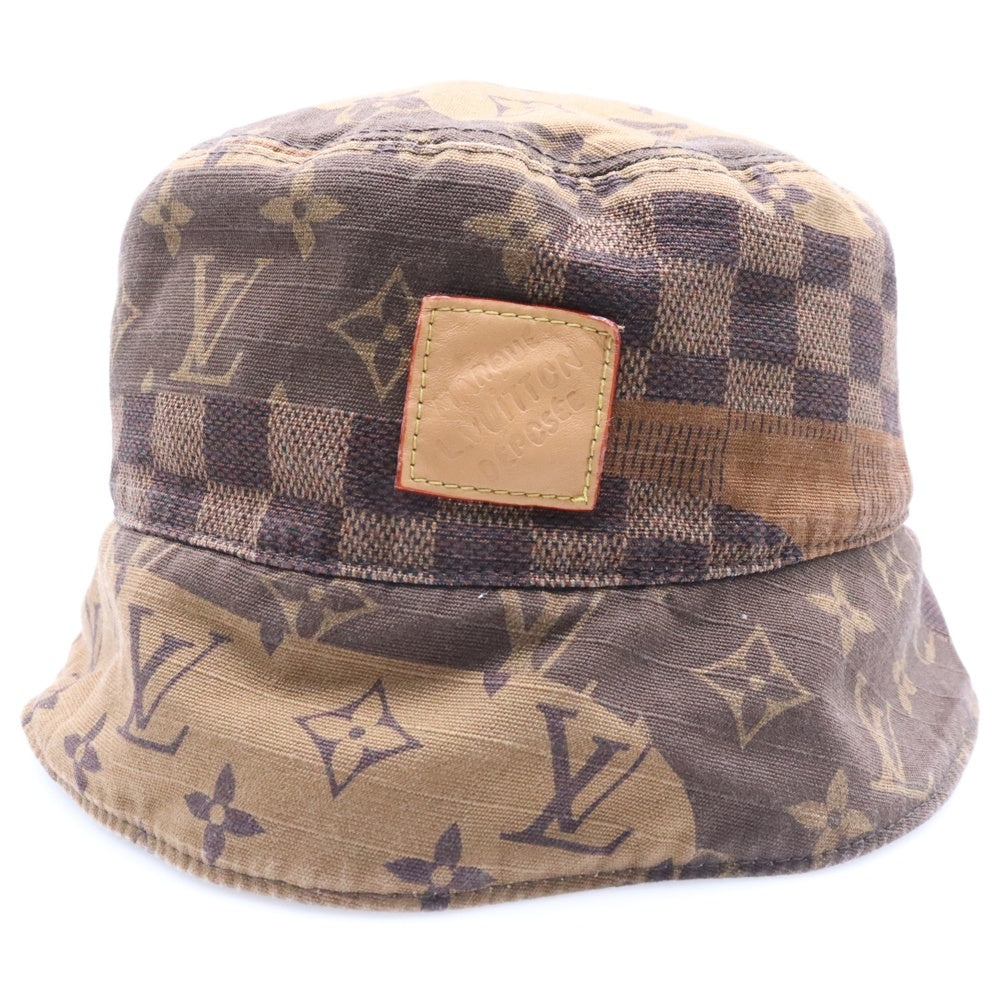LOUIS VUITTON(ルイヴィトン) モノグラム ランドスケープ リバーシブル バケットハット ブラウン M5261M
