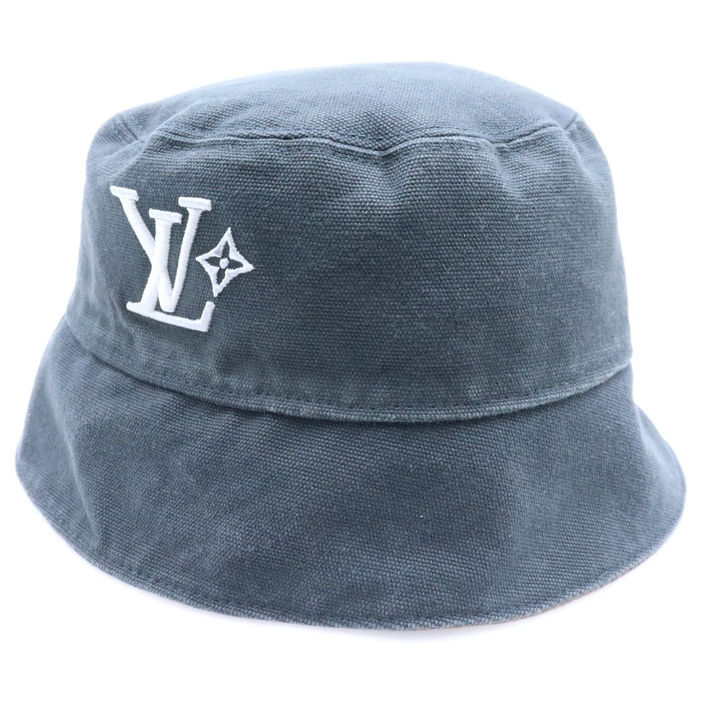 LOUIS VUITTON(ルイヴィトン) モノグラム ランドスケープ リバーシブル バケットハット ブラウン M5261M