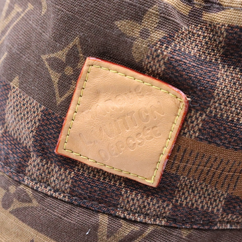LOUIS VUITTON(ルイヴィトン) モノグラム ランドスケープ リバーシブル バケットハット ブラウン M5261M