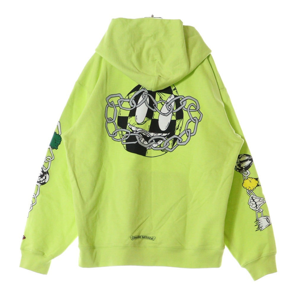 CHROME HEARTS(クロムハーツ) ×MATTY BOY PPO CHAIN GAME ×マッティボーイ チェーンゲーム プルオーバーパーカー イエロー