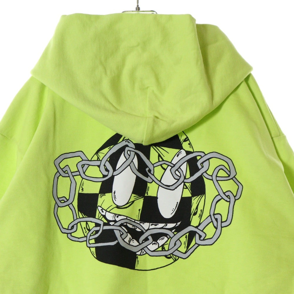 CHROME HEARTS(クロムハーツ) ×MATTY BOY PPO CHAIN GAME ×マッティボーイ チェーンゲーム プルオーバーパーカー イエロー