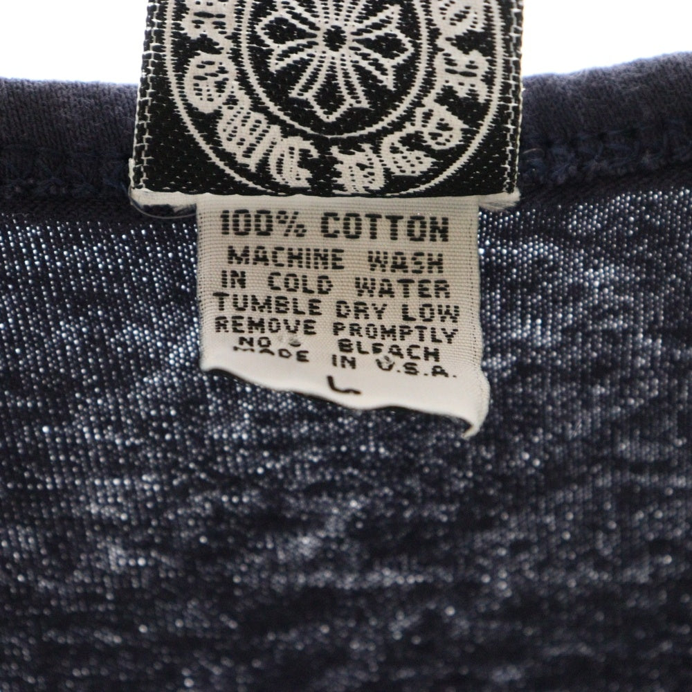 CHROME HEARTS(クロムハーツ) CH TANK TOP OLD スクリプトロゴプリントタンクトップ ネイビー