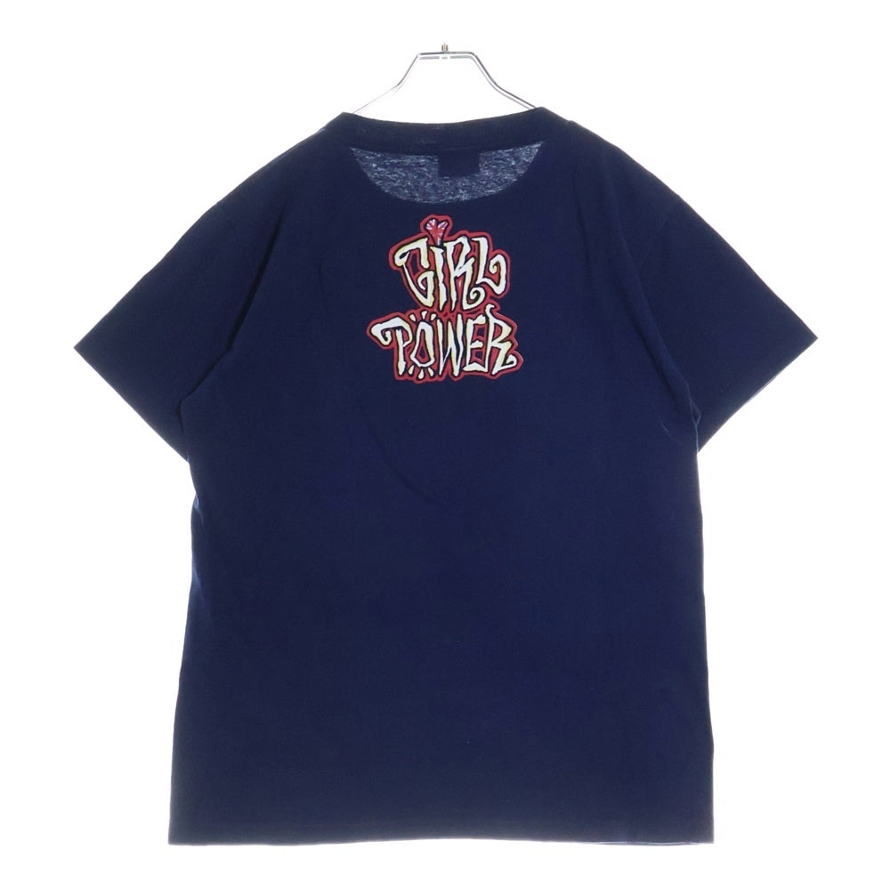 VINTAGE(ヴィンテージ) 90S BETTY BOOP SPICE GIRLS ベティ フロント プリント Tシャツ 半袖カットソー ネイビー